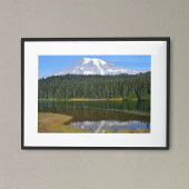 Poster Mont Rainier et Reflection Lake