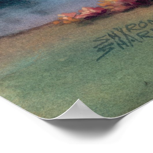 Poster MONT RAINIER par SHARON SHARPE (Coin)