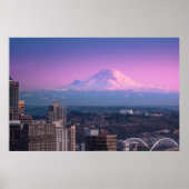 Poster Mont Rainier Seattle (Devant)