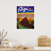 Poster Mont Rigi, Suisse (Cuisine)