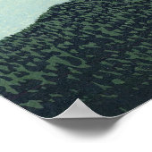 Poster Mont Rouge Fuji (Coin)