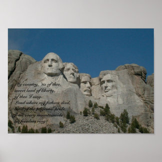 Poster Mont Rushmore