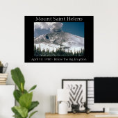 Poster Mont Saint Helens - Avant l'éruption (Bureau à domicile)