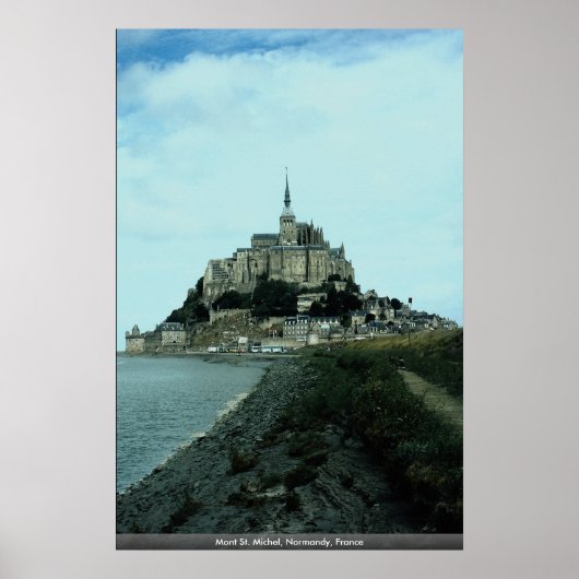 Poster Mont Saint Michel, Normandie, France (Devant)
