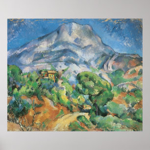 Poster Mont Sainte Victoire au-dessus de Tholonet, Paul C