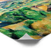 Poster Mont Sainte-Victoire par Paul Cézanne (Coin)