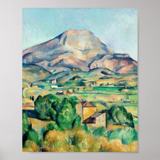 Poster Mont Sainte-Victoire par Paul Cézanne (Devant)