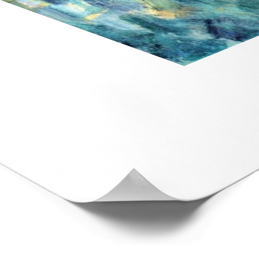 Poster Mont Sainte-Victoire Par Paul Cezanne (Coin)