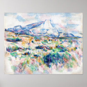 Poster Mont Sainte-Victoire, Paul Cezanne