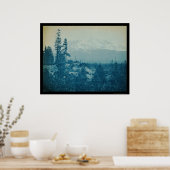 Poster Mont Shasta Panorama 1899 (Cuisine)