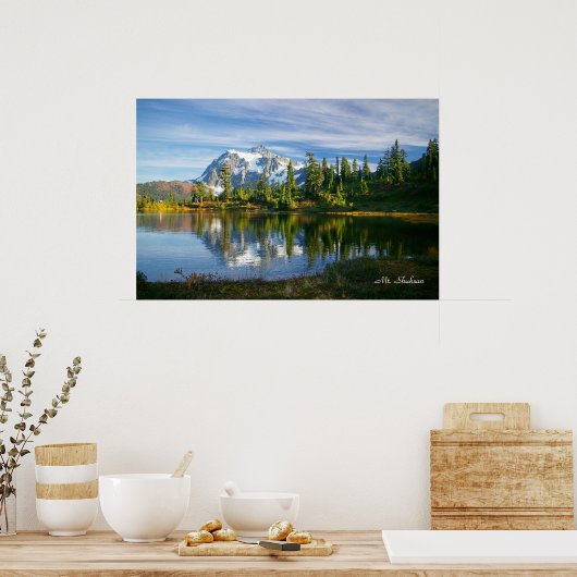 Poster Mont Shuksan (Cuisine)