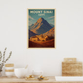 Poster Mont Sinaï Égypte V01 (Cuisine)