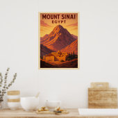 Poster Mont Sinaï Égypte V02 (Cuisine)
