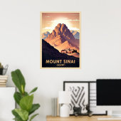 Poster Mont Sinaï Égypte V04 (Bureau à domicile)