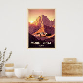 Poster Mont Sinaï Égypte V05 (Cuisine)