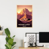 Poster Mont Sinaï Égypte V05 (Bureau à domicile)