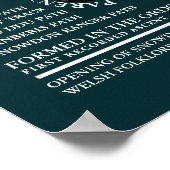 Poster Mont Snowdon, Information sur l'expédition en mont (Coin)