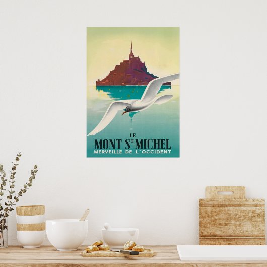 POSTER MONT ST. MICHEL (Cuisine)