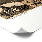 Poster Mont Sterling, IL Carte panoramique - 1869 (Coin)