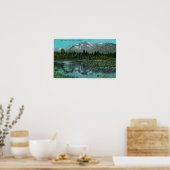 Poster Mont Tallac et lac Tahoe, Californie (Cuisine)