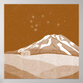 Poster Mont Taranaki (Devant)