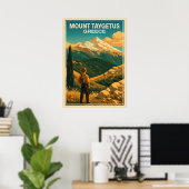 Poster Mont Taygète Grèce V03 (Bureau à domicile)