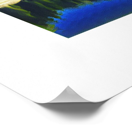 Poster Mont Thunder au-dessus du lac Silver (Coin)