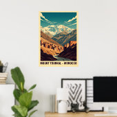 Poster Mont Toubkal Maroc V01 (Bureau à domicile)