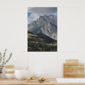 Poster Mont Velan, de Buthier, Vallée d'Aoste, Italie (Cuisine)