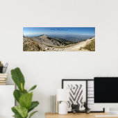 Poster Mont Ventoux - Vue panoramique (Bureau à domicile)