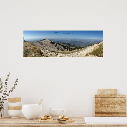 Poster Mont Ventoux - Vue panoramique (Cuisine)