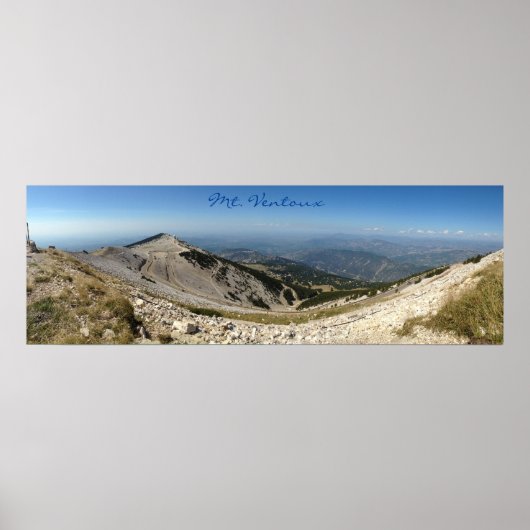 Poster Mont Ventoux - Vue panoramique (Devant)