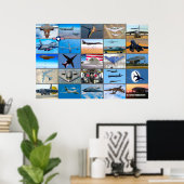 POSTER "MONTAGE" DE L'AÉRONEF DE BOMBE STRATÉGIQUE AMÉRIC (Bureau à domicile)