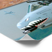 POSTER "MONTAGE" DE L'AÉRONEF DE COMBAT AMÉRICAIN (Coin)