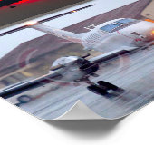 POSTER "MONTAGE" DE L'AVION DE LA NAVALE AMÉRICAINE (Coin)