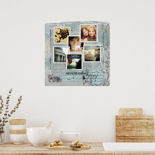 Poster montage photo instagram (Cuisine)