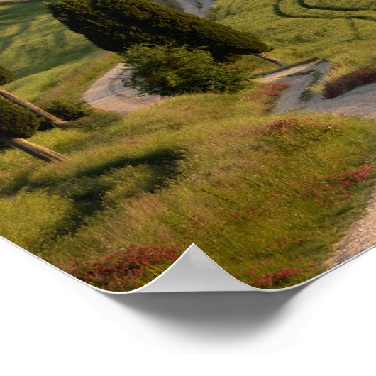 Poster Montage vers Terrapille en Toscane (Coin)