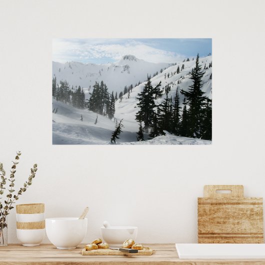 Poster Montagne (Cuisine)