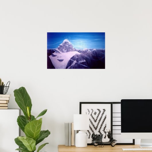 Poster montagne (Bureau à domicile)