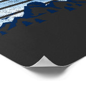 Poster montagne abstraite (Coin)