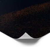 Poster Montagne avec pins (Coin)