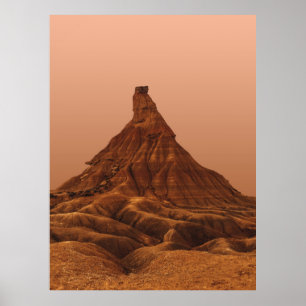 POSTER MONTAGNE BROWN
