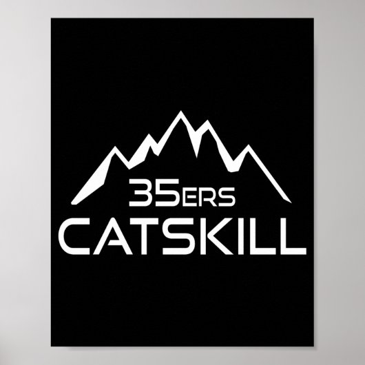 Poster Montagne Catskill 35er (Devant)