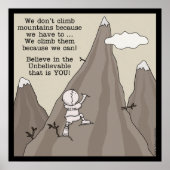 Poster Montagne Climat (Devant)