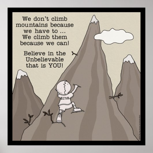 Poster Montagne Climat (Devant)