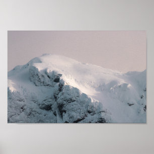 Poster Montagne couverte de neige
