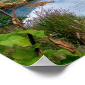 Poster Montagne de l'Alaska (Coin)