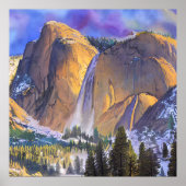 Poster Montagne de Yosemite (Devant)