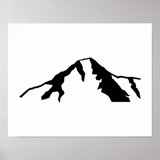 Poster Montagne d'Eiger (Devant)