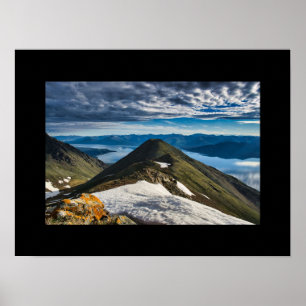 Poster Montagne des moutons dans les Kluane Ranges